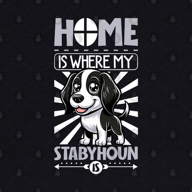 Home is with my Stabyhoun by Modern Medieval Design